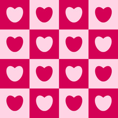 seamless pattern with hearts