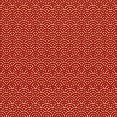 Chinese new year seamless pattern, oriental background for New Year. Vector illustration