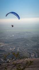 paraglider in the sky