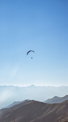 paraglider in the sky