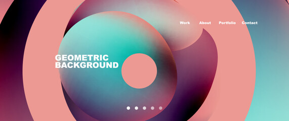 Liquid fluid shapes with flowin gradients abstract backgrounds. Vector illustration for wallpaper, banner, background, leaflet, catalog, cover, flyer