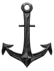 ancre sur fond blanc  © Unclesam