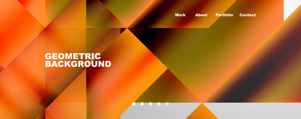 Dynamic lines, triangles, rectangles geometric abstract background. Vector Illustration For Wallpaper, Banner, Background, Card, Book Illustration, landing page