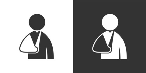 Charity and donation silhouette icon