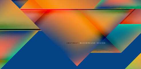 Dynamic bright lines abstract background, stripes with fluid colors, liquid gradients. Vector Illustration For Wallpaper, Banner, Background, Card, Book Illustration, landing page