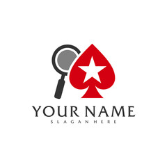 Find Poker logo vector template, Creative Poker logo design concepts