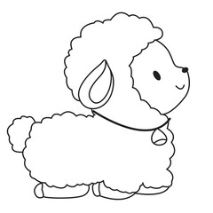 sheep outline 
