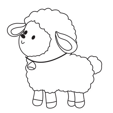 sheep outline 