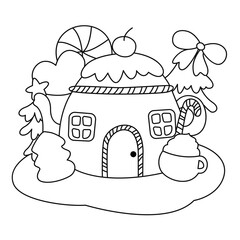 christmas cookies house 