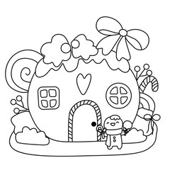 christmas cookies house 