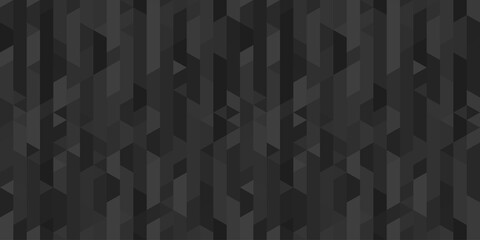 Mosaic wallpaper of the surface. Tile background. Seamless polygonal pattern. Print for polygraphy, posters, banners and textiles. Unique texture. Doodle for work. Black and white illustration