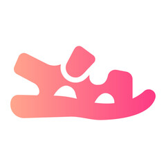 sandals gradient icon