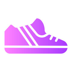shoe gradient icon