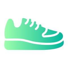 shoe gradient icon
