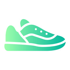 sneakers gradient icon