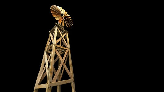 Wild west windpump design