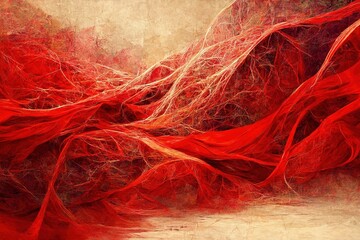 red abstract background, desktop wallpaper, wavy background, abstract illustration