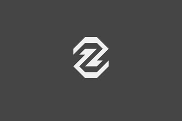 Illustration vector graphic of geometric letter Z