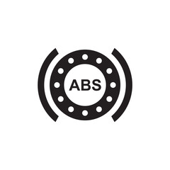 abs icon , automotive icon vector