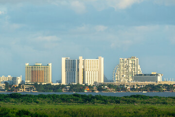 Fototapeta na wymiar Cancun city landscape