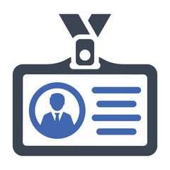Employee ID card  icon