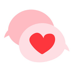 Communication flat icon