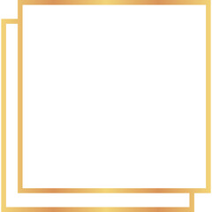 Obraz premium Gold Square Frame Element (9)