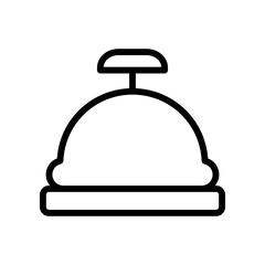 Call bell vector icon symbol design