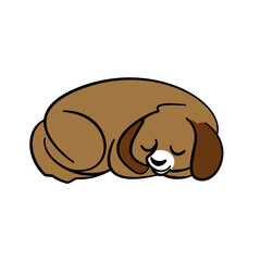 Dog sleeping
