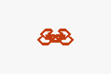 Illustration vector graphic of crab geometric 