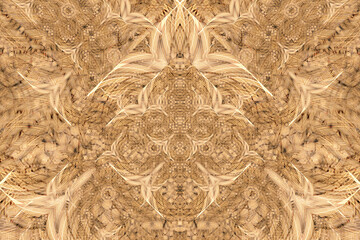 Abstract beige background with a beautiful pattern.