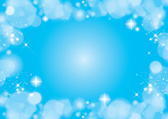 キラキラ青い色の背景 glitter blue background