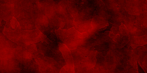 Vanttege wall cracked Scary Red and black horror backdrop background. Dark grunge red concrete. Dark Red horror scary background. Dark red watercolor wall grunge texture concrete background.