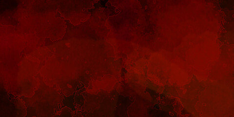 Vanttege wall cracked Scary Red and black horror backdrop background. Dark grunge red concrete. Dark Red horror scary background. Dark red watercolor wall grunge texture concrete background.