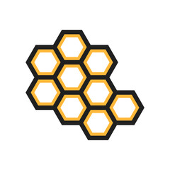 honeycomb symbol icon vector design illustration