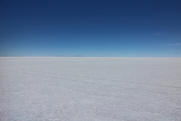 Uyuni salt lake in Bolivia