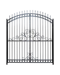 Fotobehang Elegant wrought iron gate. © Swet