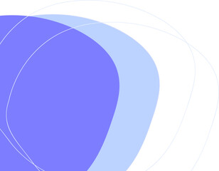 colorful boho blob modern abstract shape corner decoration