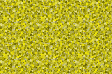 黄色のバリエーションのランダムな細かいシームレスの水玉模様