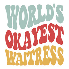 World's Okayest Waitress eps design