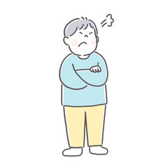 不機嫌な男の子