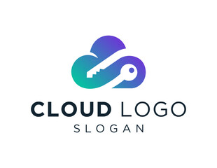 Logo about Cloud on a white background. created using the CorelDraw application.
