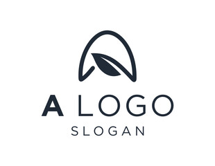 Logo about Letter A on a white background. created using the CorelDraw application.