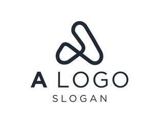 Logo about Letter A on a white background. created using the CorelDraw application.