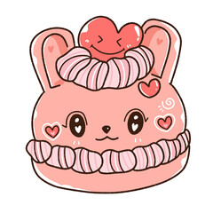 coffee mug sweets love valentine illustration