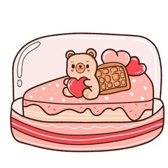 coffee mug sweets love valentine illustration