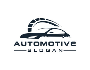 Fototapeta na wymiar Logo about Automotive on a white background. created using the CorelDraw application.