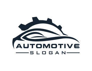Fototapeta na wymiar Logo about Automotive on a white background. created using the CorelDraw application.