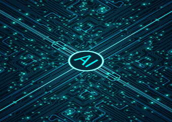 Abstract circuit board background