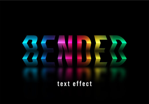 Bended Text Effect